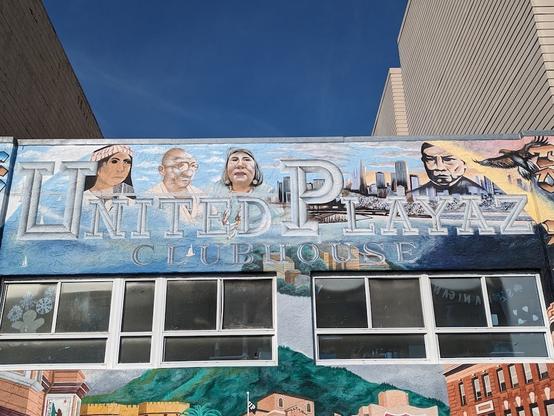 The façade outside the United Playaz Clubhouse. Photo by Jeff Hunt