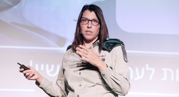 Lt. Col. Nurit Cohen Inger, head of Data at the Israeli military’s Computer Service Directorate. Photo: Zvika Tishler