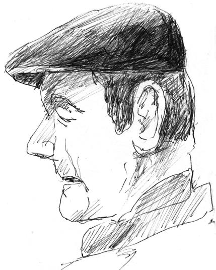 Man with a flat cap