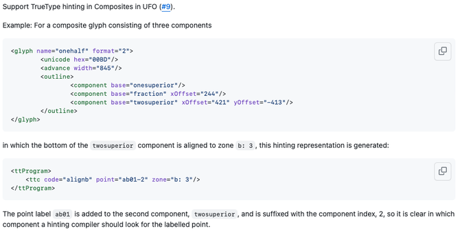 A screenshot of the GitHub release page for vfbLib