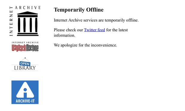 Temporary Offline message