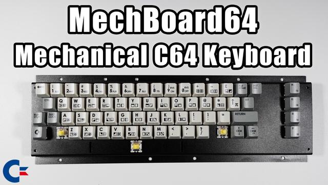 A mechanical keyboard for the Commodore 64 computer