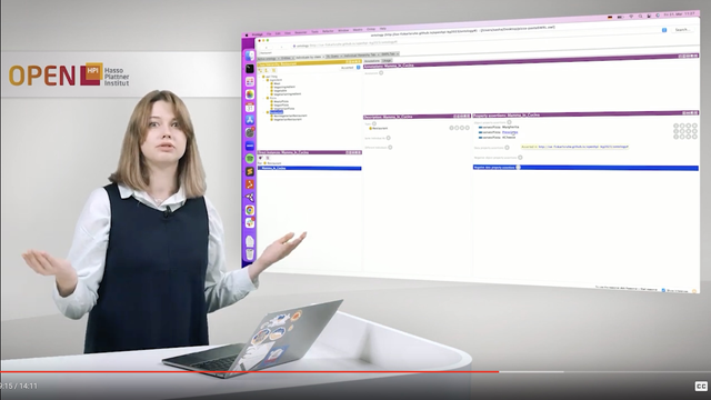 Still from the OpenHPI lecture video Knowledge GRaphs - Foundations and Applications, Week 5: Ontological Engineering for smarter Knowledge GRaphs, Hands-On 5.3, SWRL in Protege with Sasha Bruns.