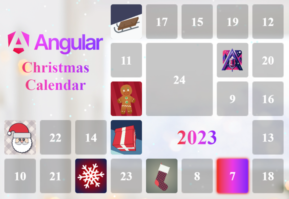 Angular Christmas Calendar 2023