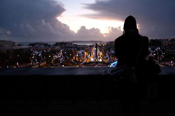 Un photographe sur les toits