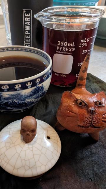 Ripe Puerh in a bowl.