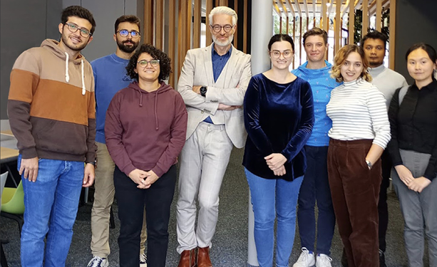 FIZ ISE Research group, from left to right:
Ebrahim Norouzi, Cristian Santini, Marwa Torkhani, Harald Sack, Olga Rosignoli, Tabea Tietz, Mahsa Vafaie, Mirza Alam, Shufan Jiang.