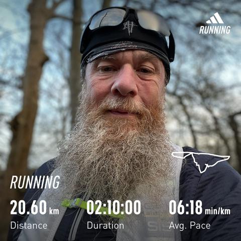 Selfie with run stats