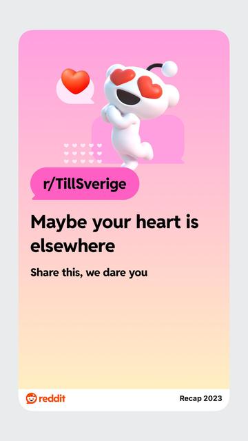 r/ TillSverige Maybe your heart is elsewhere