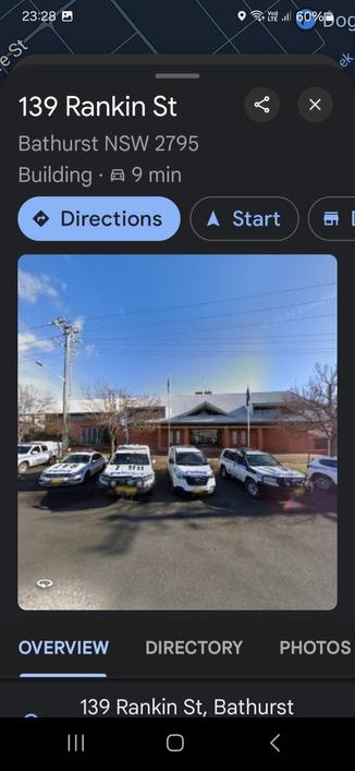 A Google Maps screenshot showing the address 139 Rankin St.

It's the local police station.