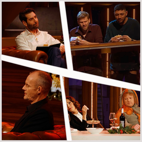 Auf dem Bild ist eine Collage von Claus von Wagner und Max Uthoff und ihrer Gäste der aktuellen Anstalt abgebildet.