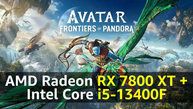 The Avatar: Frontiers of Pandora thumbnail picture for the video. A blue alien riding an alien pterodactyl in the skies of Pandora under the title of the video game and over the title of the video recording of its gameplay.