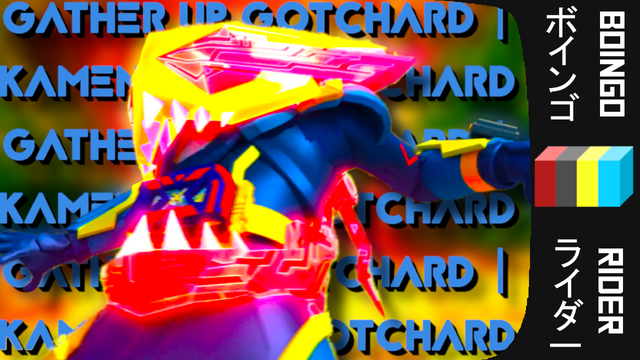 Youtube thumbnail featuring Kamen Rider Gotchard using the X-Red power up