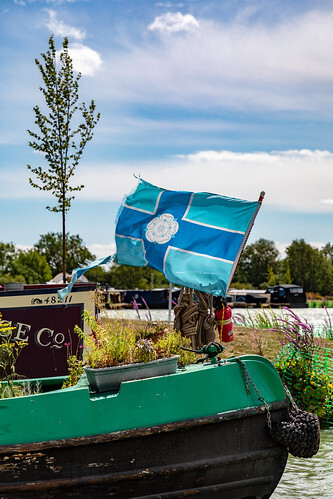 A photo titled "Yorkshire Flag?", taken near Bridge 81, Borstal Bridge by Pacificnw.co.uk on Flickr.