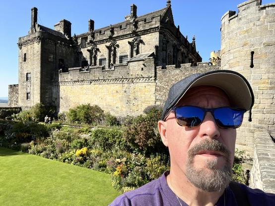 Me visiting stirling Castle in Stirling Scotland