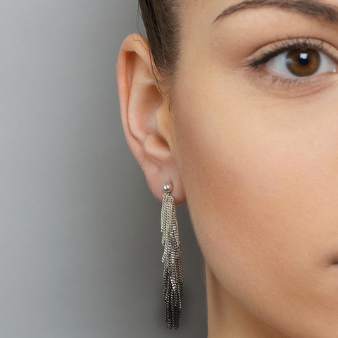 Contemporary tassel style earrings designyard