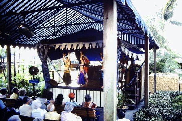A belly dancing performance in 1982 at Busch Gardens