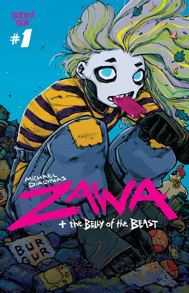 Zawa and the Belly of the beast issue one cover
