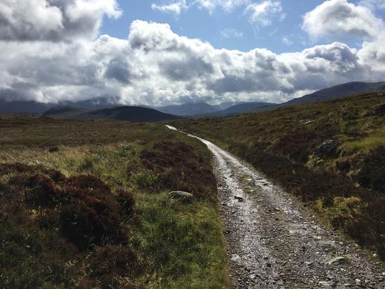 photo - path across the Scottish Highlands