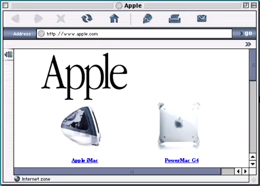 Scroll bars on Internet Explorer from Mac OS 9