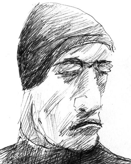 Man with cap and a big nose