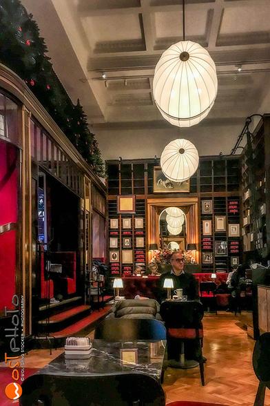Inside the new Sacher cafe in Trieste/Italy