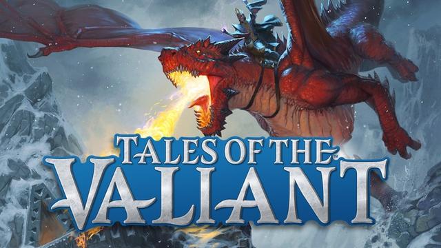 Tales of the Valiant - Logo with Dragon