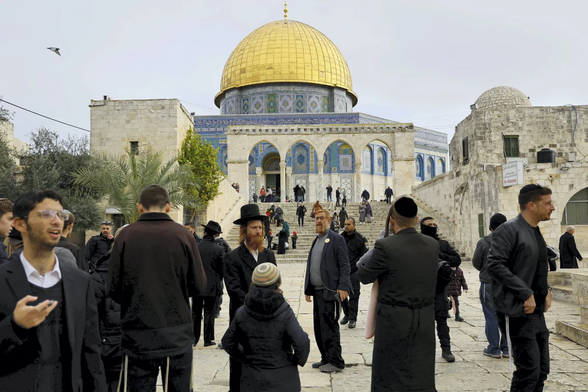 The Temple Mount in Jerusalem. No longer a site that is forbidden to visit until conditions are ripe for the arrival of the Messiah.Credit: Ammar Awad / REUTERS