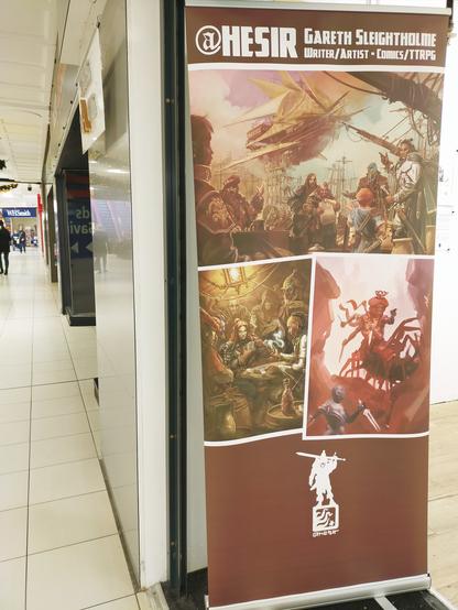 WHsmiths, just a few doors away from the #UnfinishedWorlds pop up gallery.