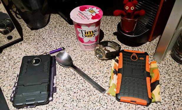 #ExtremeFrooting with #RedBeanBear and a #RaspberryYoghurt... 

#BeBrave...! #ForScienceAndRaspberryYoghurt...!