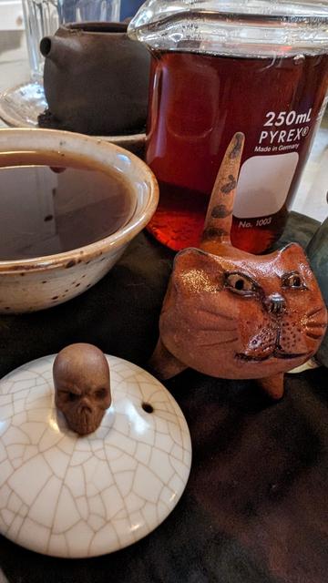 Shou Puerh in a bowl.