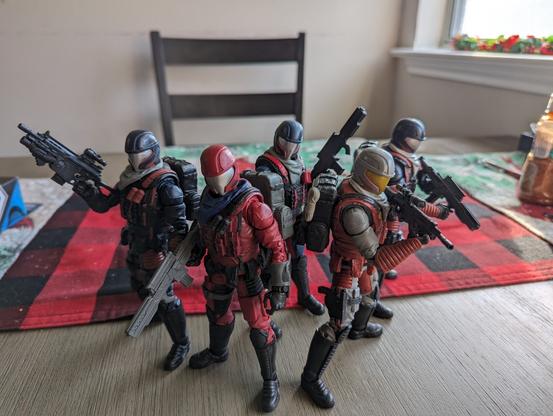 A group of cobra vipers in assorted colors