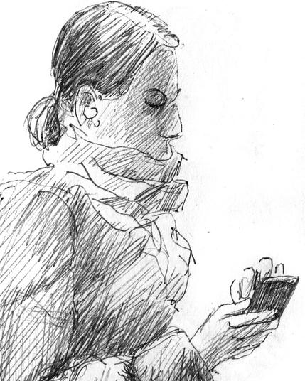 Woman with cellphone