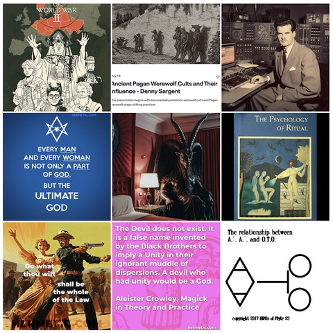 Hermetic Library Top Nine Posts on Instagram for 2023