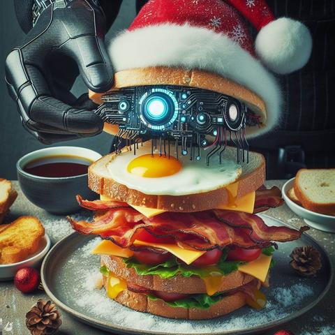 #YoHoHo... #IT's... #FestiveBaconSammidgeDay...!