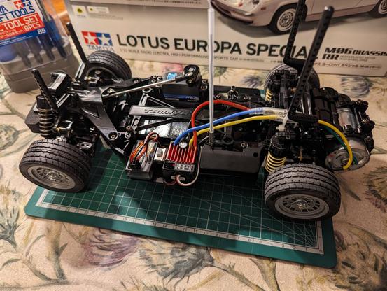 Complete Tamiya M06 chassis.