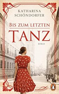 Buchcover mit Frau im roten Kleid