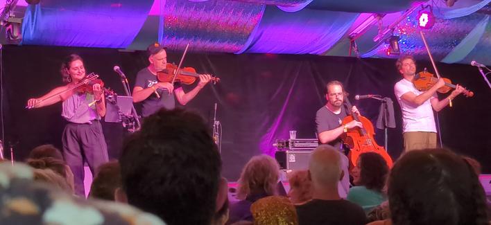 The ever amazing Fourplay String Quartet playing in the Halcyon at Woodford