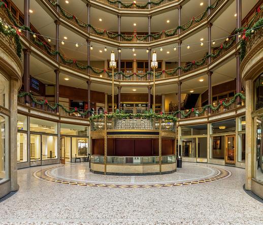 THE ARCADE
W/ The Fred G. Gollmar Cigar Co.
Cleveland OH
-December 6, 2023
.
I was only cutting through the Arcade to get to the library on Superior but shiny things and