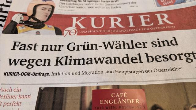 Austrian daily Kurier: "Hardly Anyone but Green Party Voters Cares about Climate Change"