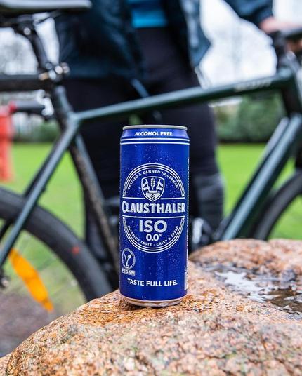 Clausthaler 0.0% ABV (Zero Alcohol) ISO. Image sourced from the brewery, due our packaged samples being dented.