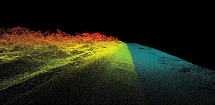 LiDAR survey of beach, Summer Haven, FL