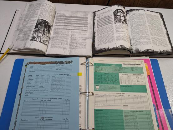 Celene Werper Character sheets