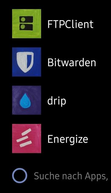 Some fdroid apps , my acrylicpictures