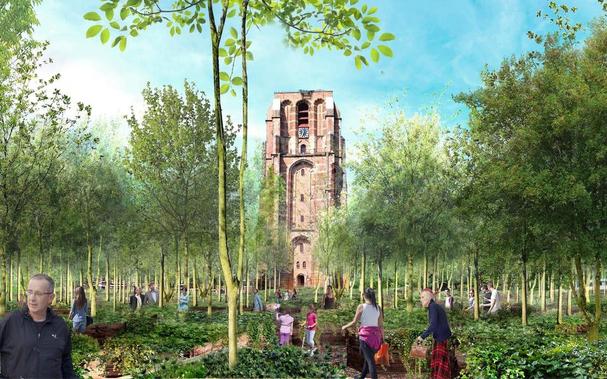 Bosk Leeuwarden - artist impression