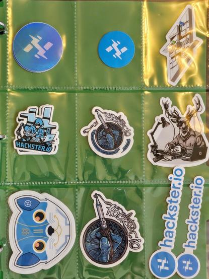 a lot of Hackster stickers...but surely not all of them?!