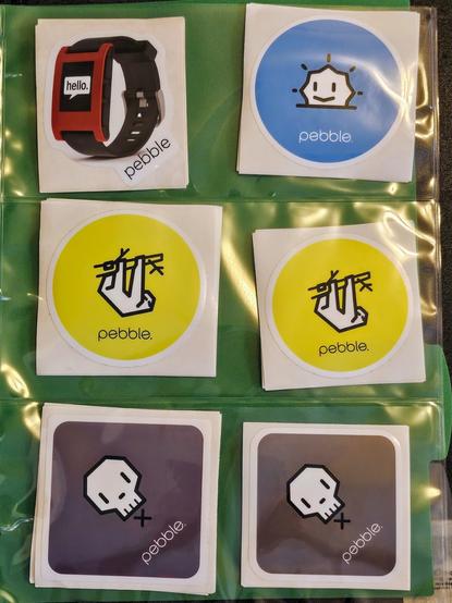 Pebble stickers