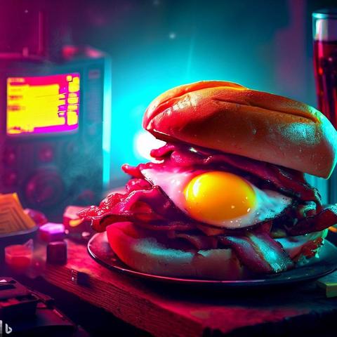 #HappyBaconBagelDay with #OptionalFriedEgg