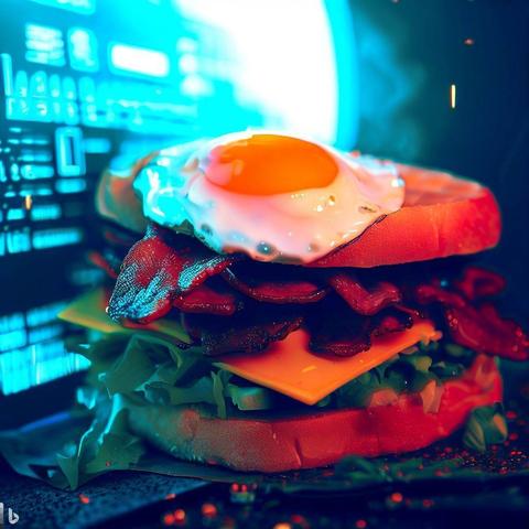 #HappyBaconSammidgeDay with #OptionalFriedEgg and #Salad, and #Cheese...!