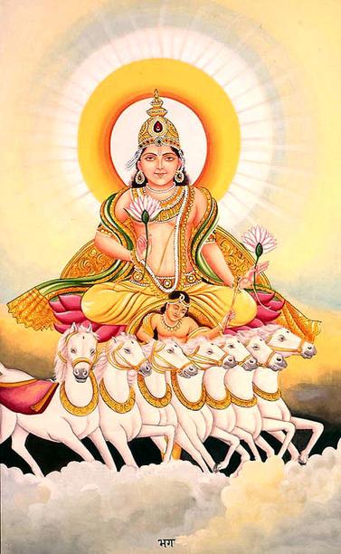 Solar Deity - Lord Bhaga
भगवान भग

Source - http://www.harekrsna.de/surya/surya_bhaga.jpg